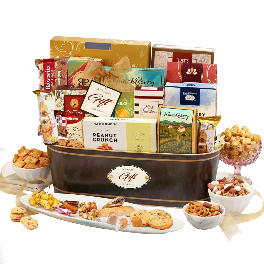 Gourmet Gift Basket with Chocolates & Snacks J135684