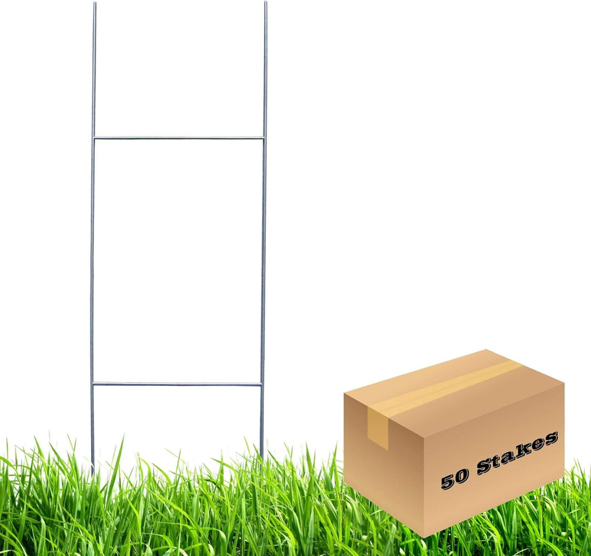 Wire Stakes 30 x10-inch (Pkg of 50) 9ga Metal G380