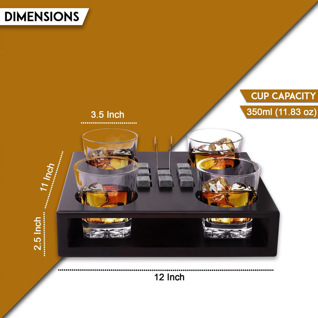 Old Fashioned Whiskey Glasses Set C373