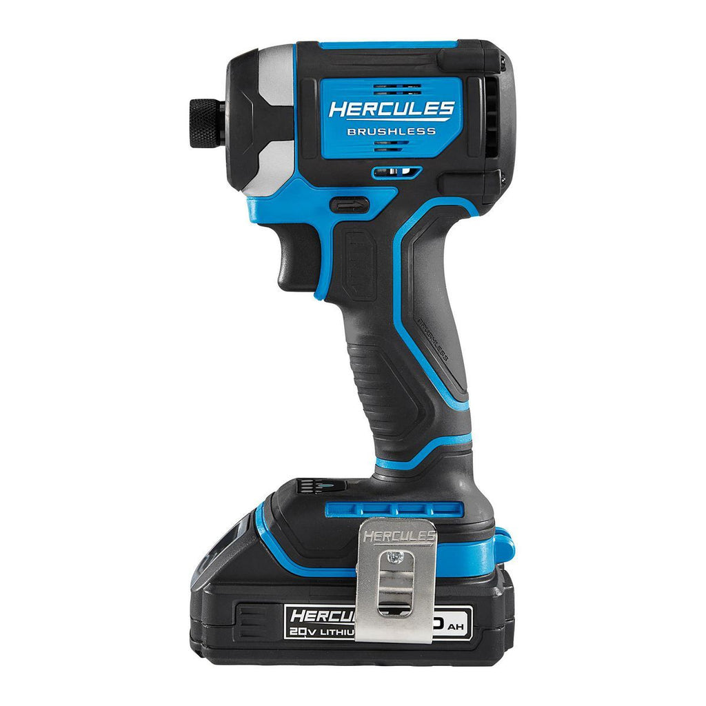 20V Brushless Cordless 1/4 in. 3-Speed Impact Driver Kit with 2 Ah Battery and Charger I728