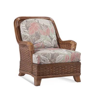 Bisque/Ocean Stripe Wide Armchair L4279