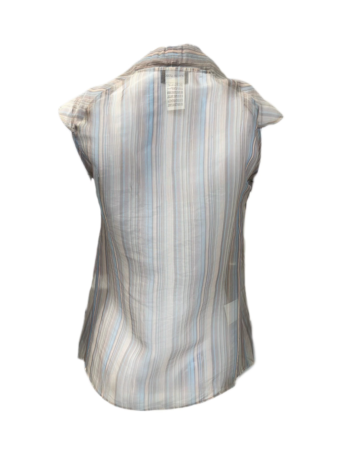 Striped Silk Blouse D6665