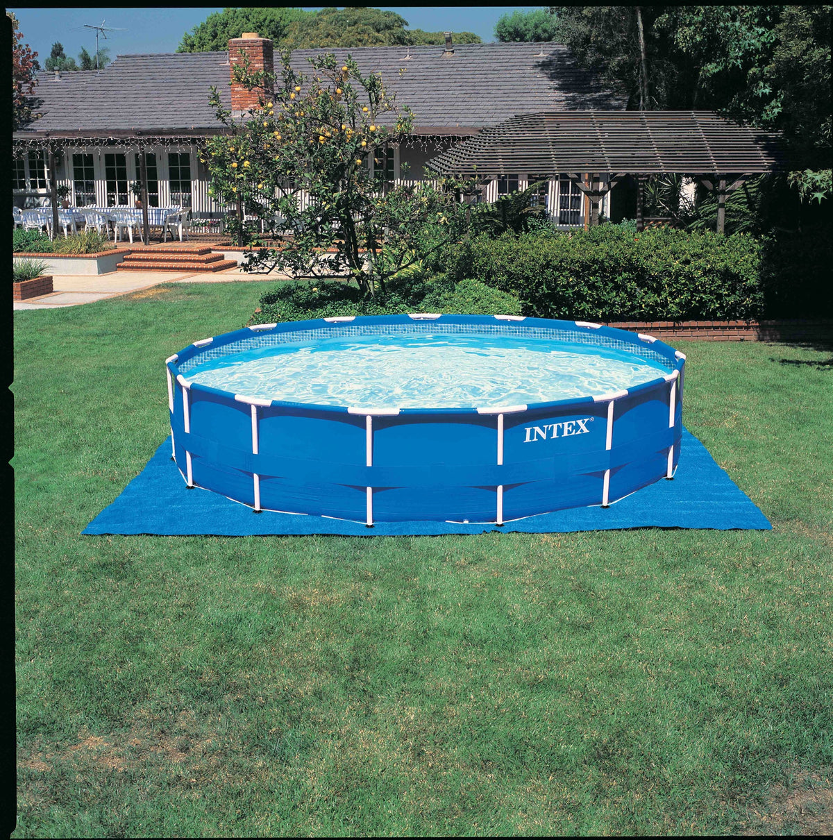 15' x 48 Metal Frame Above Ground Pool with Filter Pump C335043