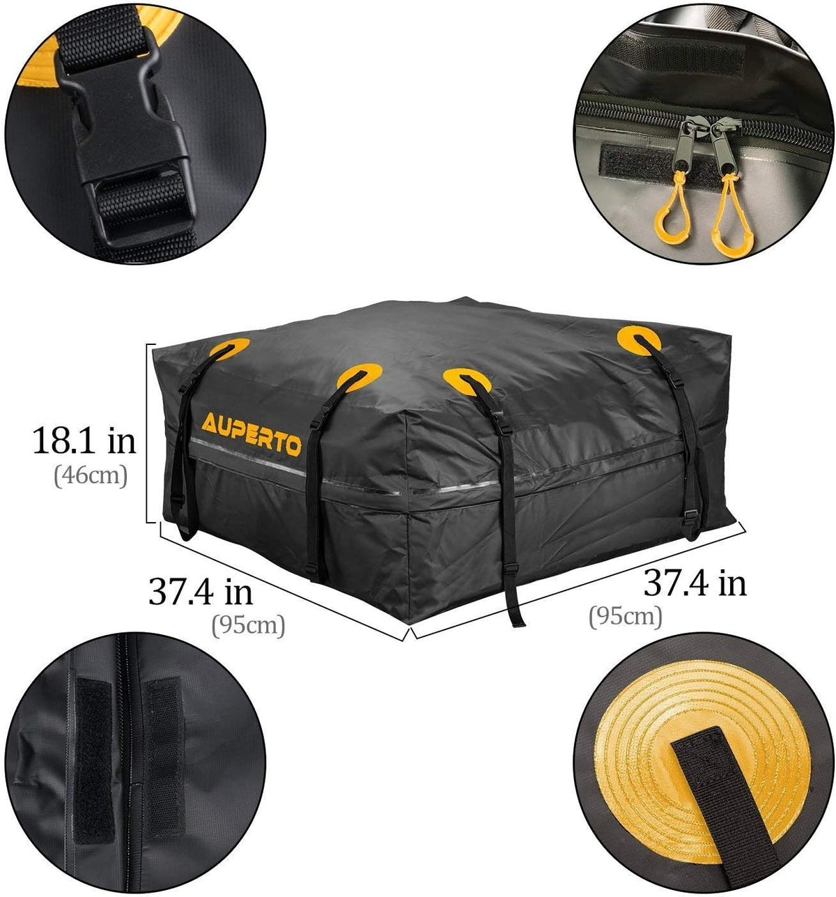 100% Waterproof 15 Cubic ft Roof Cargo Bag R14387