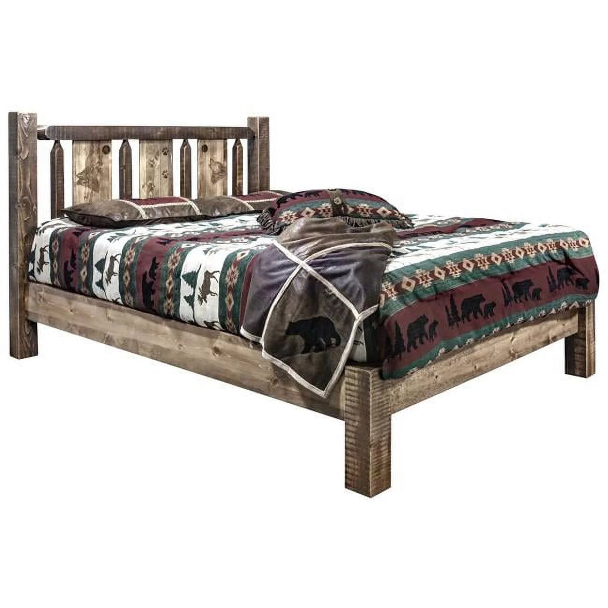 Full Size Platform Bed F9960