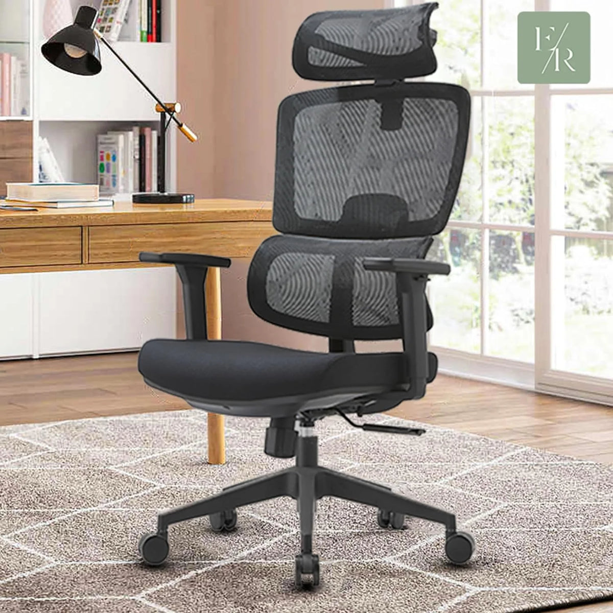 Black Mesh Ergonomic Office Desk Chair A3705