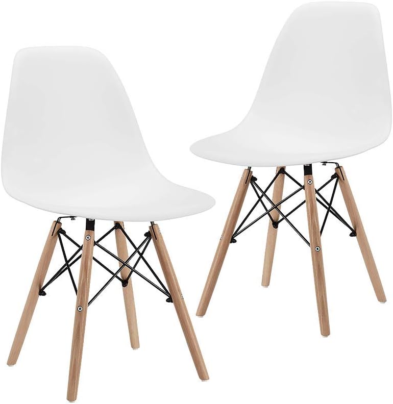 Black Plastic Shell Dining Chair Set of 1 Q720010