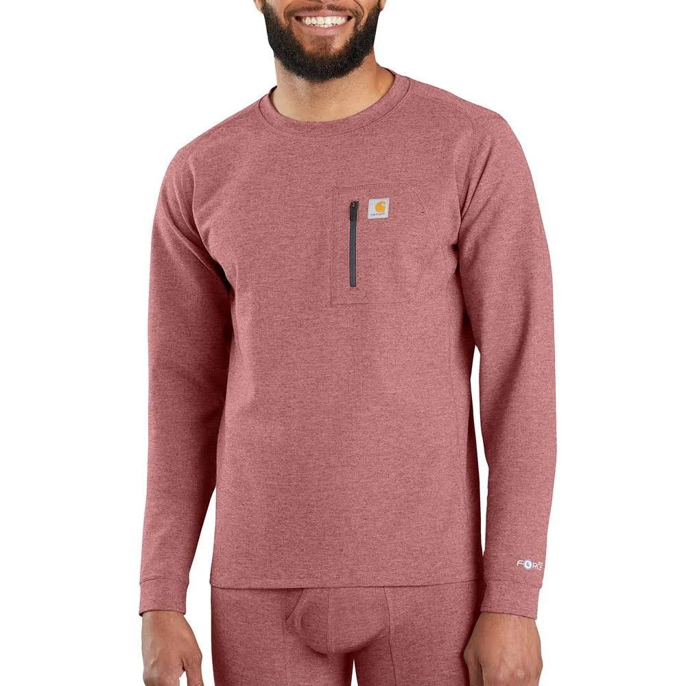Brick Red Heavyweight Crew M136