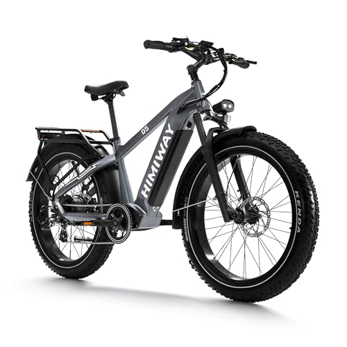 26"x4" Electric Bike, 48V 20Ah Battery 750W Ebike, 7 Speed U13062