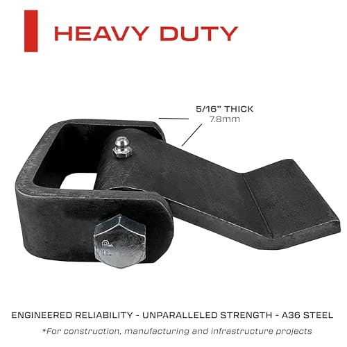 2 Pack Heavy Duty Steel Weld On Leaf Style Trailer Hinges R684893