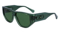 Transparent Green Sunglasses Y426433