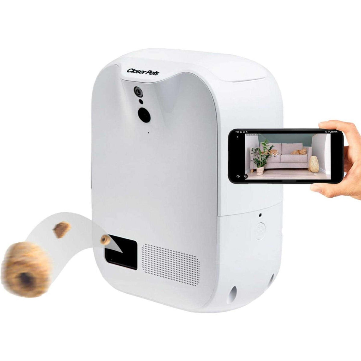Pet Camera and Treat Dispenser with Motion Activation P202