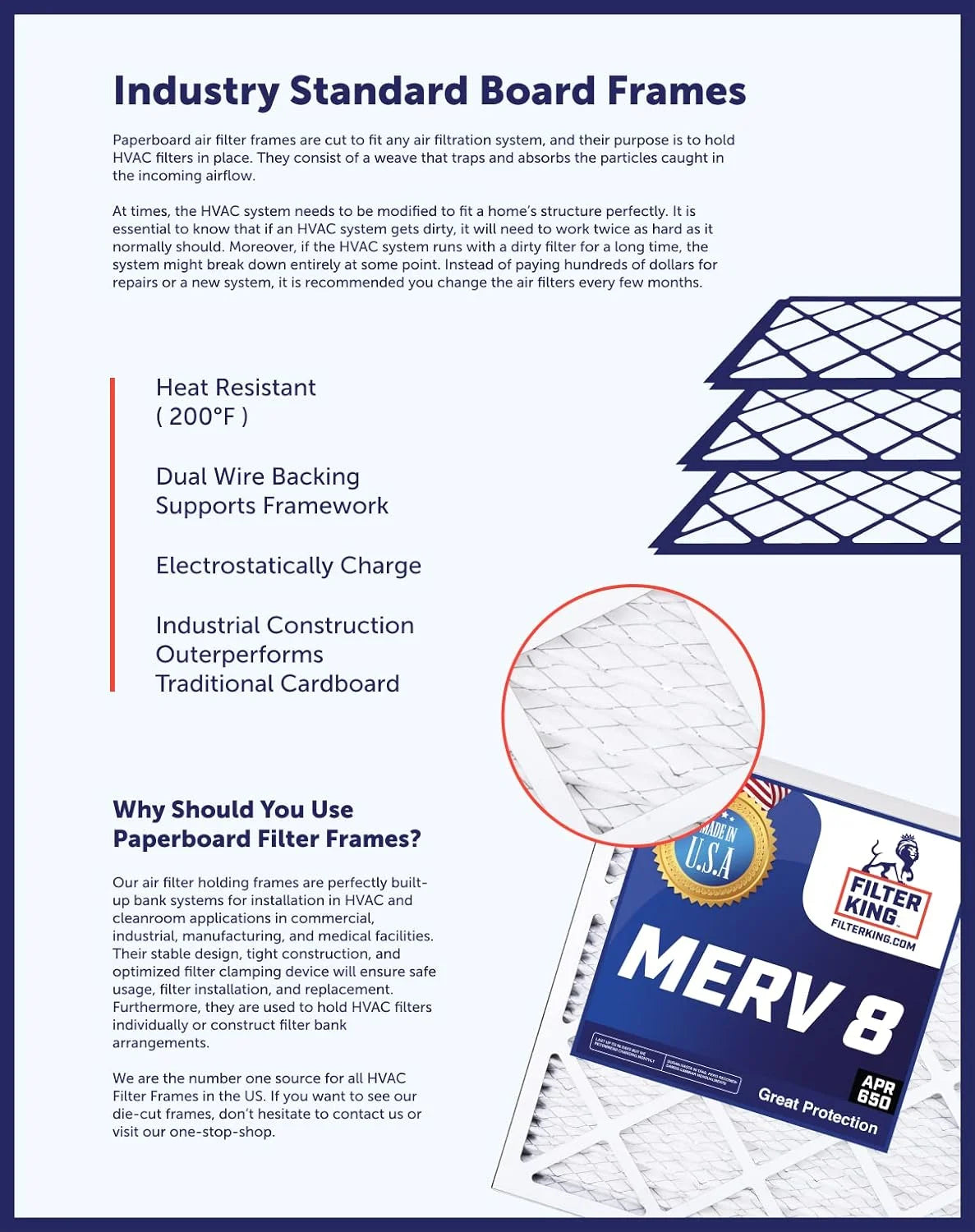 21x66.5x1 MERV 8 Pleated HVAC Air Filter 4-Pack N5833
