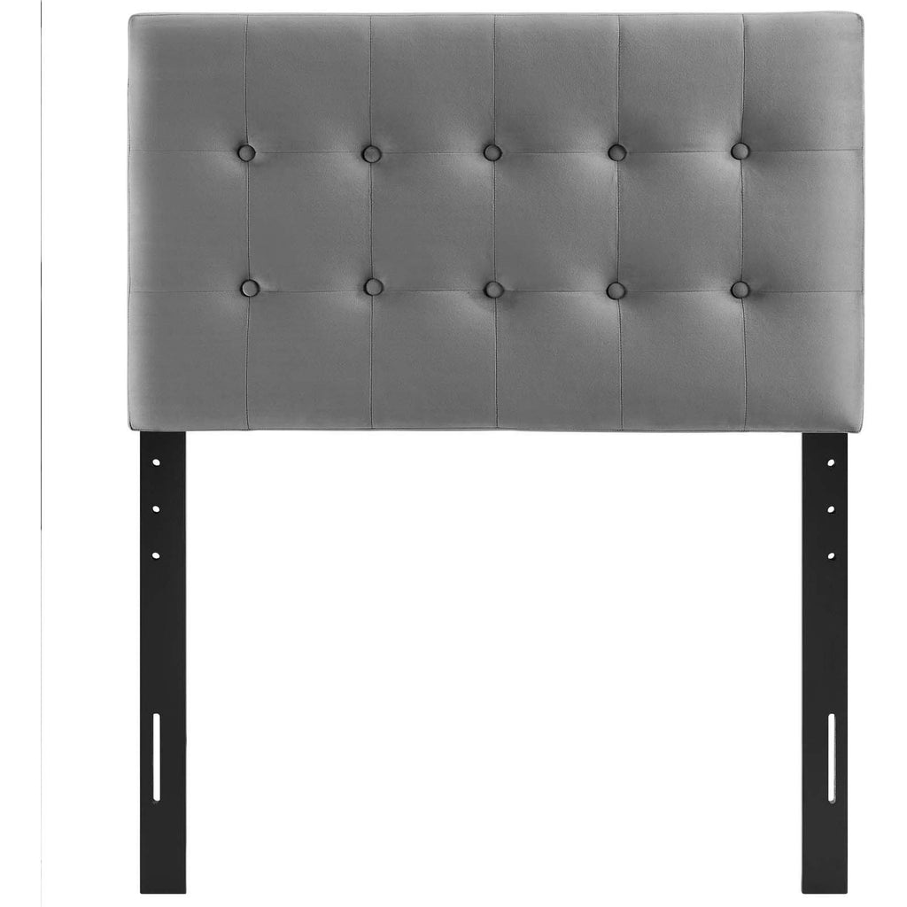 Pink Twin Tufted Velvet Headboard F94776