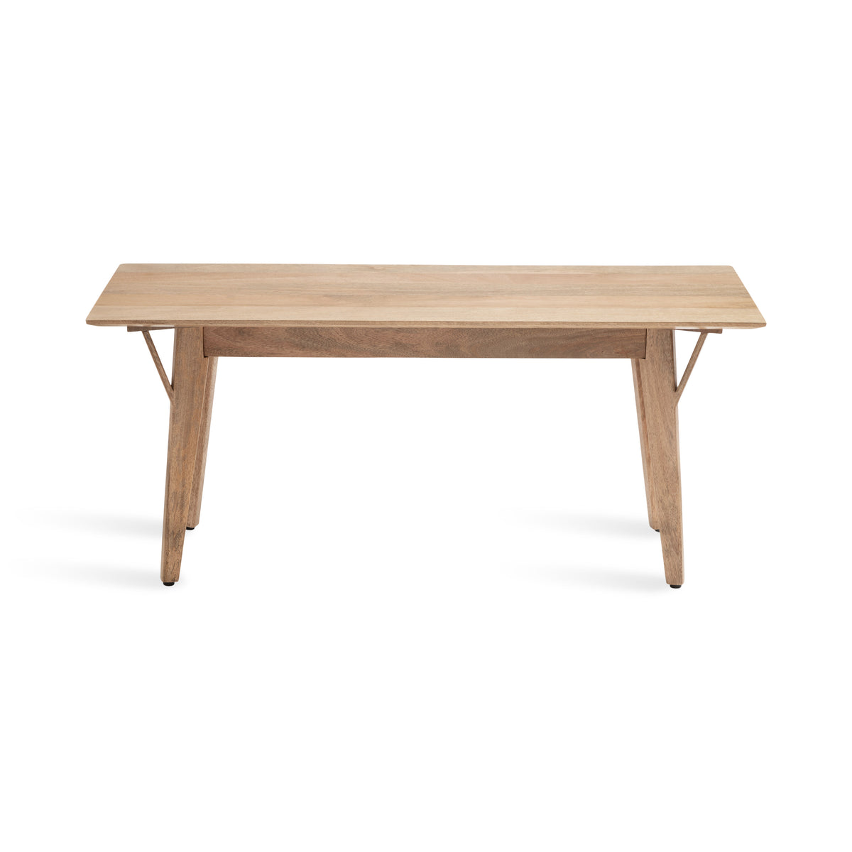 Mid-Century Rectangle Wooden Bench R590770