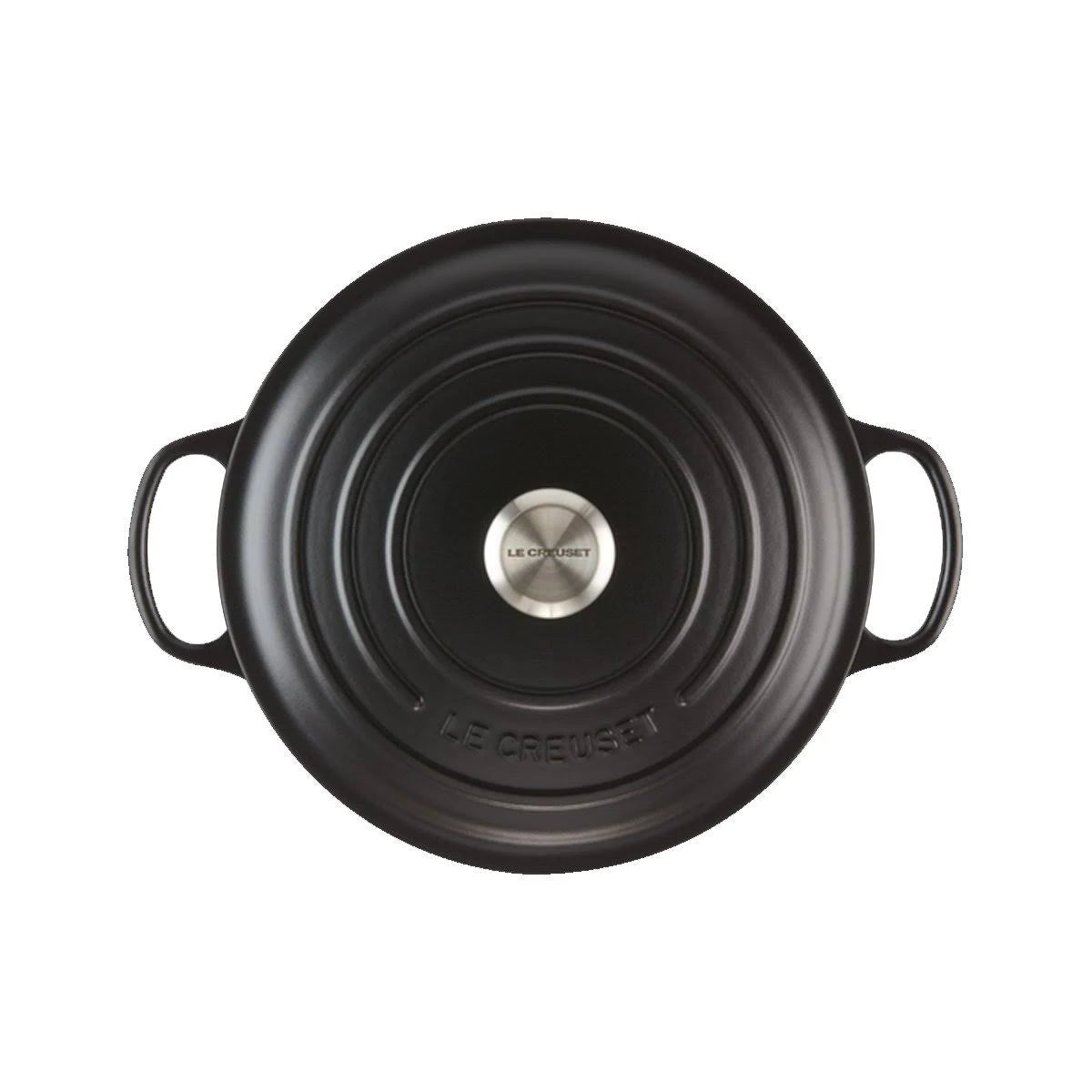 Satin Black Cast Iron Casserole D945