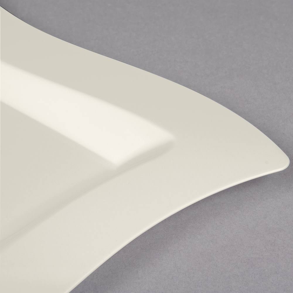 9.5x22 Dinner Plate, Bone, Case/120 T865