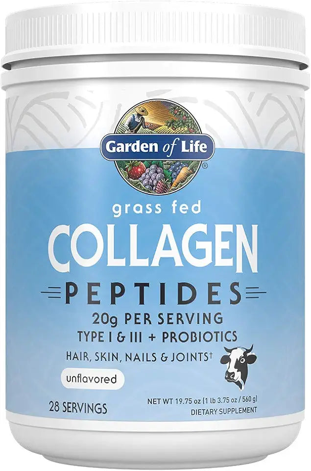 Unflavored Hydrolyzed Collagen Peptides Powder 28 Servings N68086