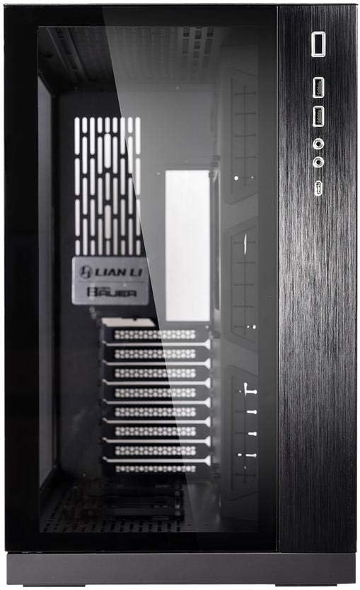 Black ATX Mid Tower Tempered Glass Computer Case M266874