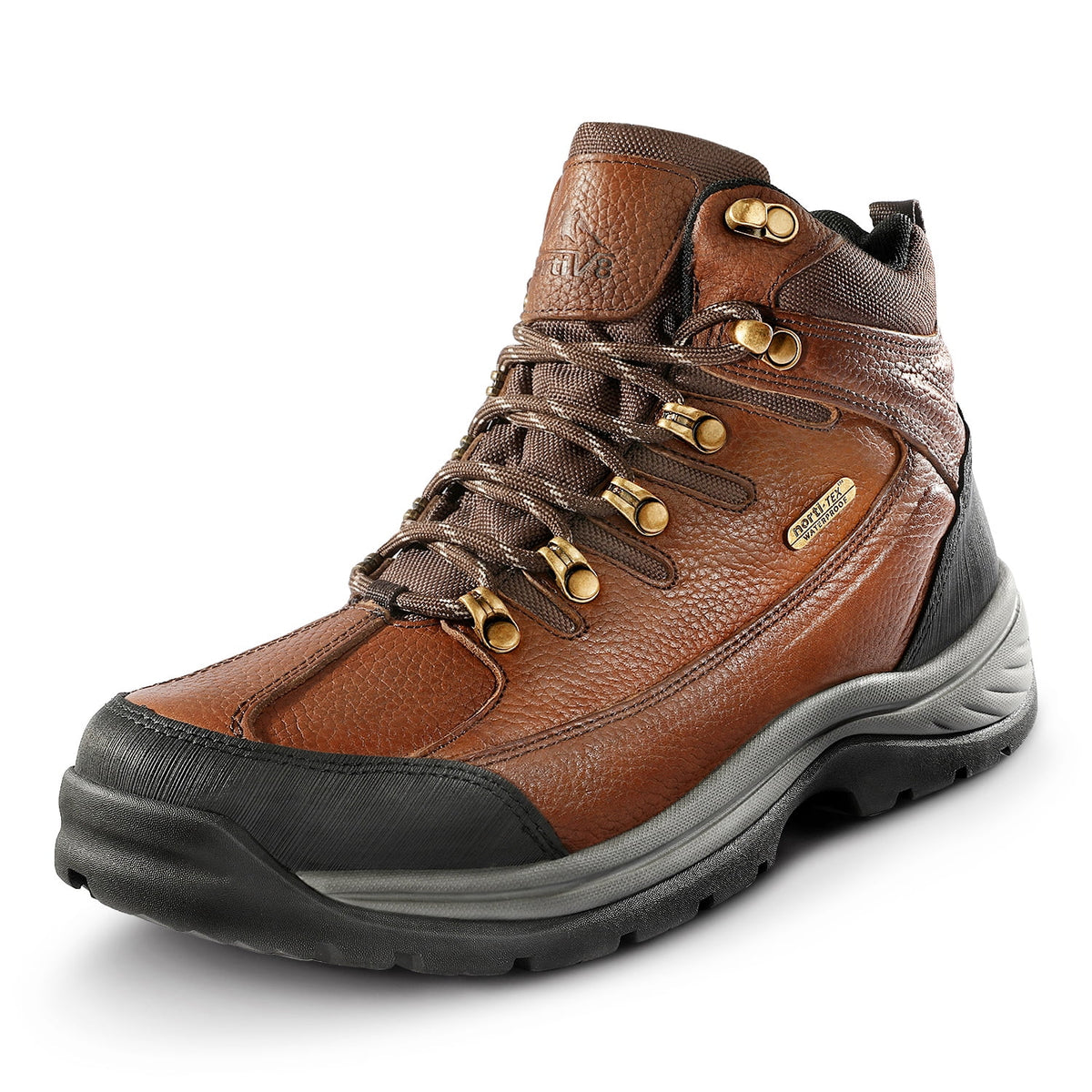 Men's Mid Ankle Leather Waterproof Hiking Boots G971