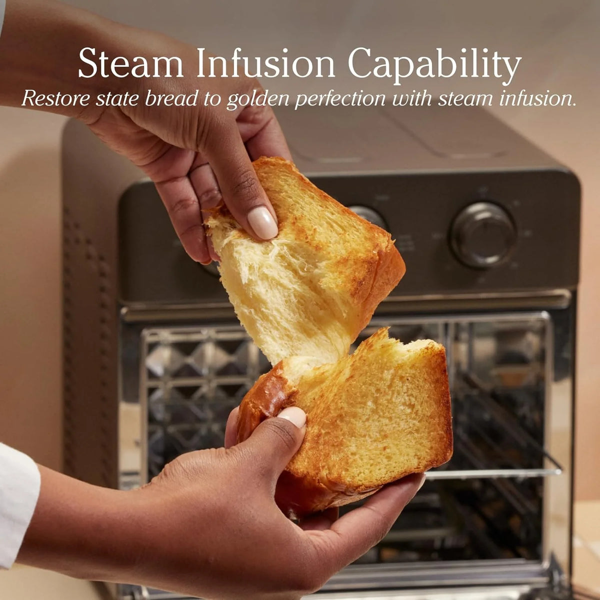 6-in-1 Air Fryer & Toaster Oven with Steam Infusion P98400