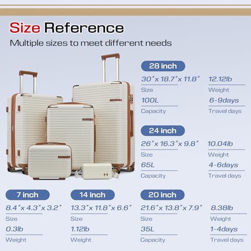 3 Piece Expandable Hard Shell Suitcase Set with Spinner Wheels and TSA Lock C353122