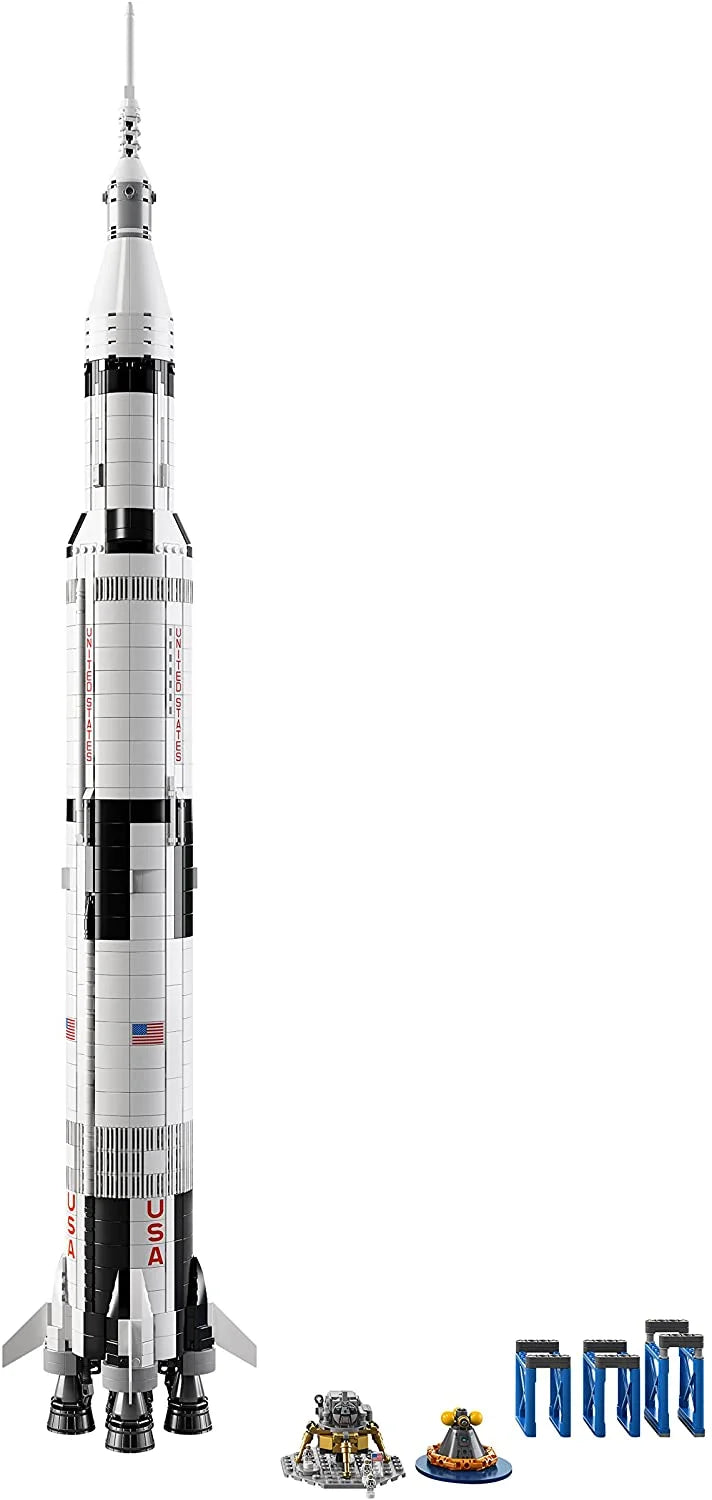 LEGO NASA Apollo Saturn V Outer Space Model Rocket Building Kit (1969 Pieces) I277527