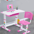 Adjustable Study Desk and Chair Set with Bookstand Q547