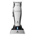 Silver Corded/Cordless Hair Trimmer with Adjustable Carbon Steel Blade A763