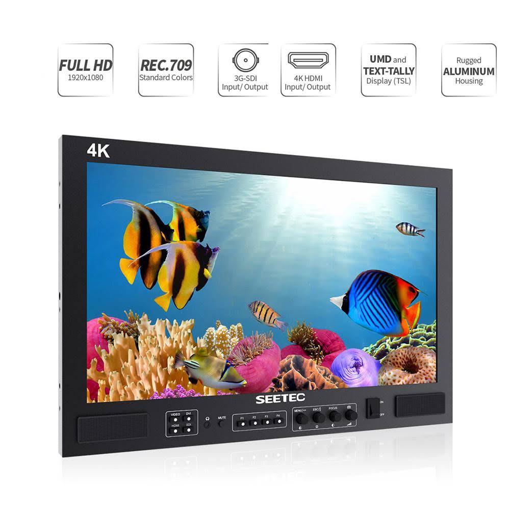 17.3x22 Full HD 3G-SDI 4K HDMI Broadcast Studio Monitor I256