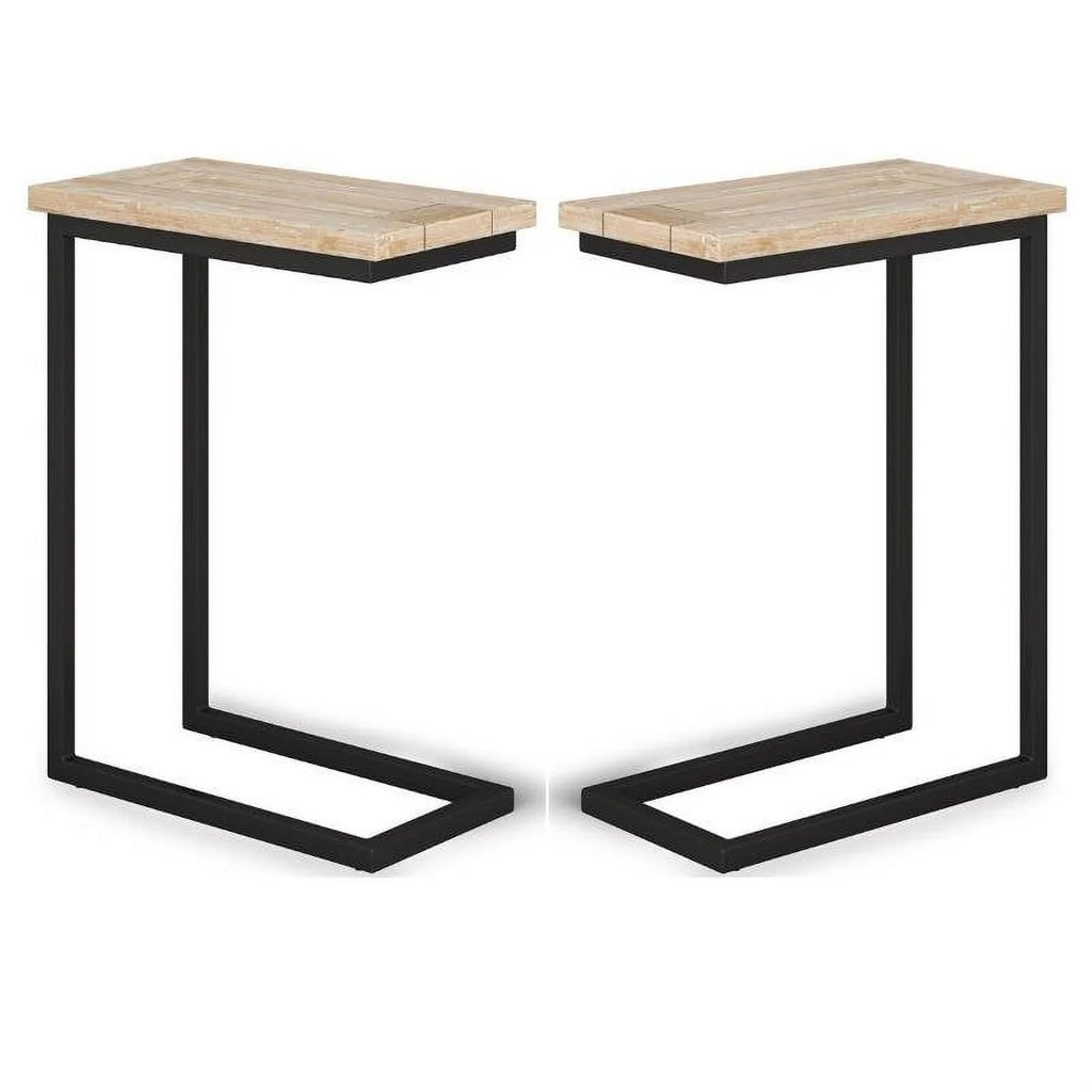 C-Shaped End Table Set L44271