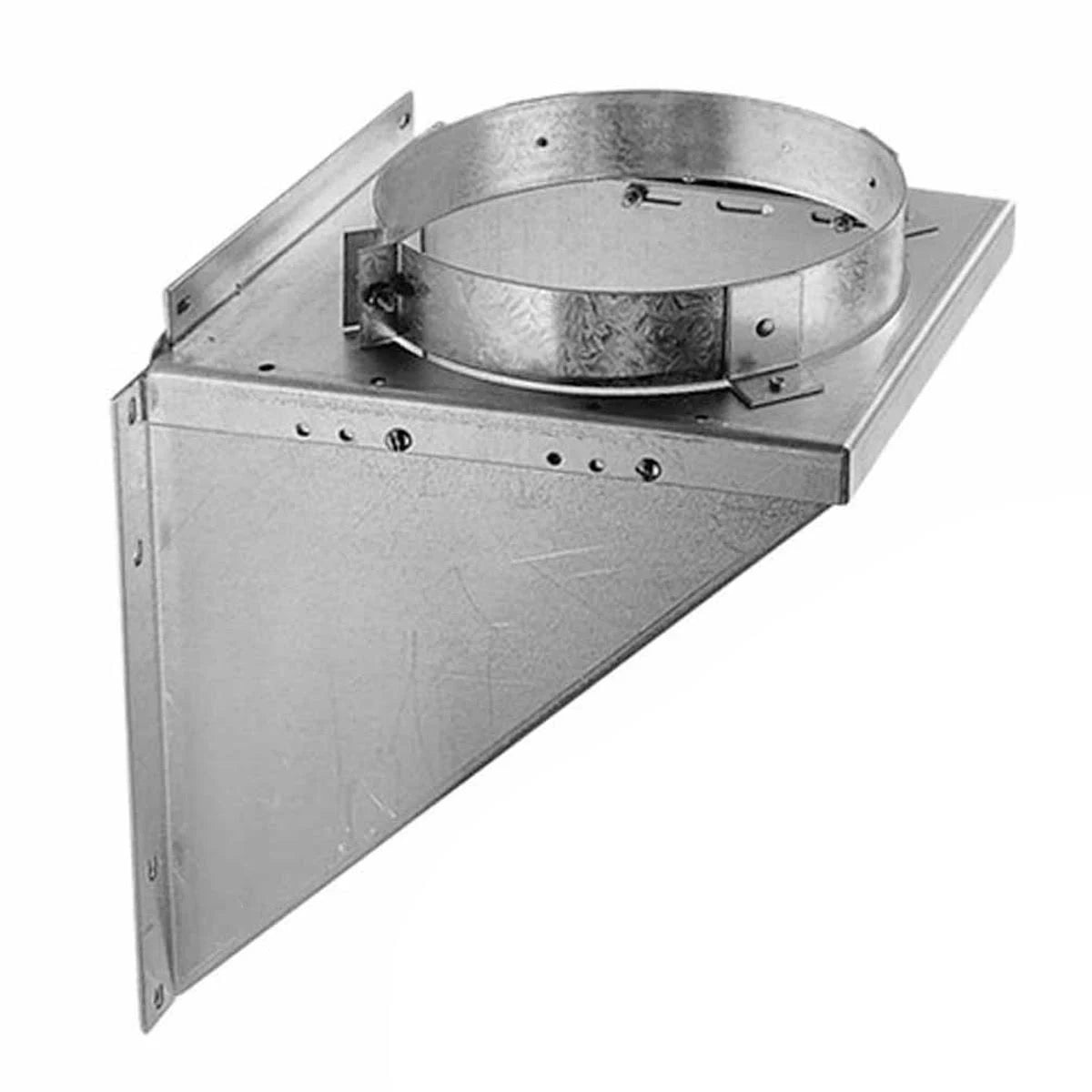 5-Inch Diameter Adjustable Tee Support Bracket, Galvanized P337