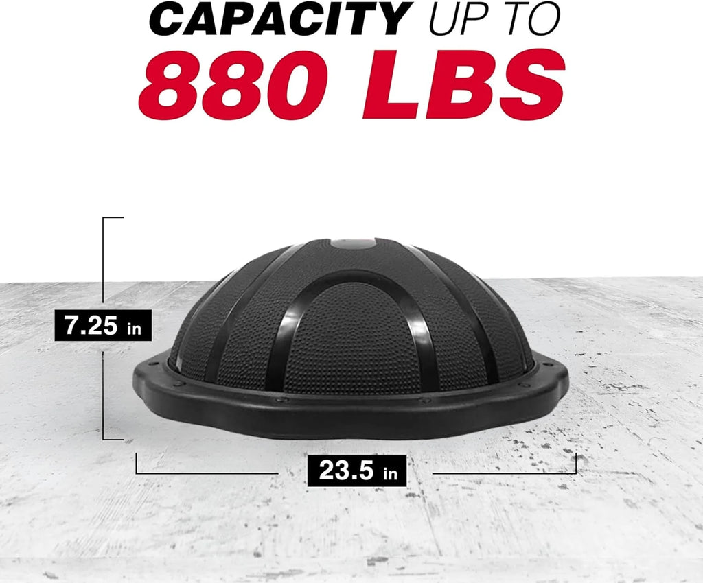 Black Matte Half Ball Balance Trainer S9772