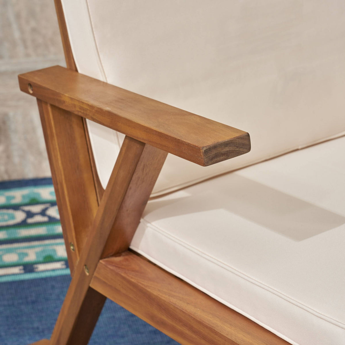 Gray Acacia Wood Rocking Chair L97668