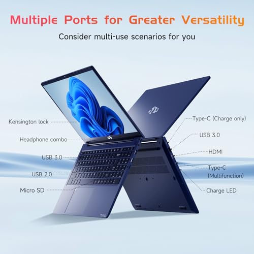 15.6 IPS-FHD Laptop Intel N100 8GB RAM 128GB SSD Q8055
