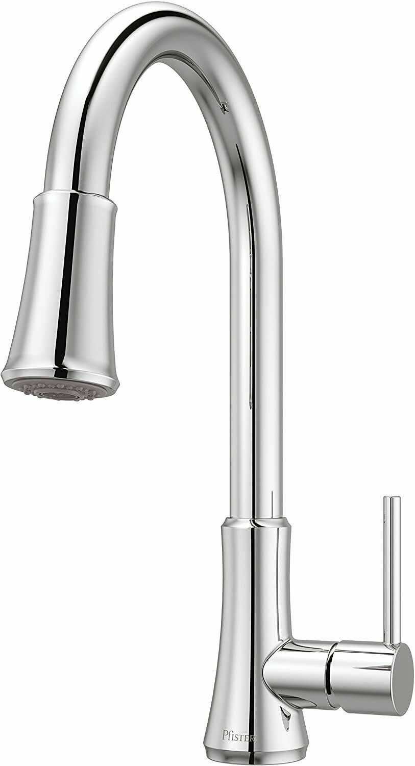 Polished Chrome Pull-Down Single Handle Kitchen Faucet L3280