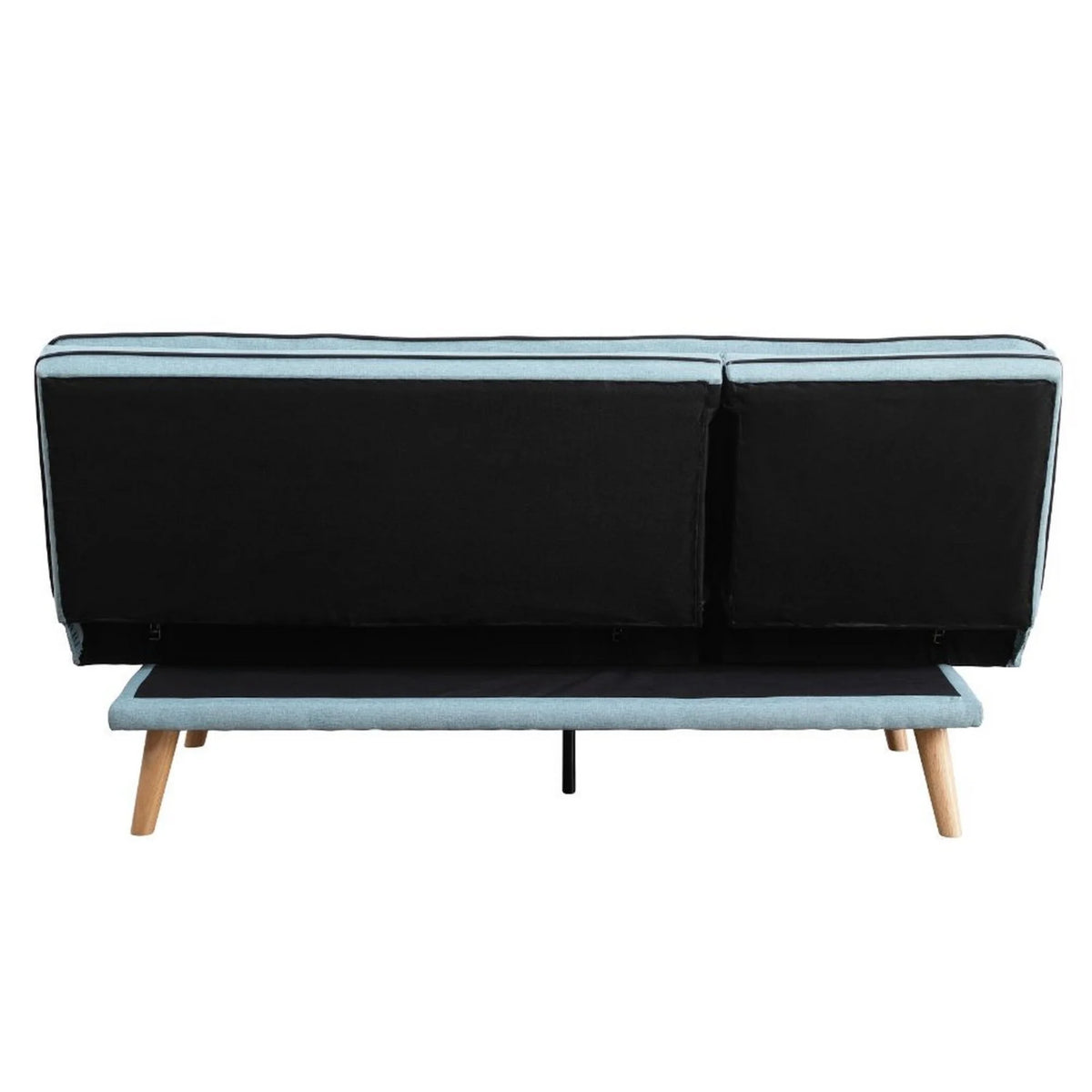 Blue Tufted Sofa with Angled Legs G76976
