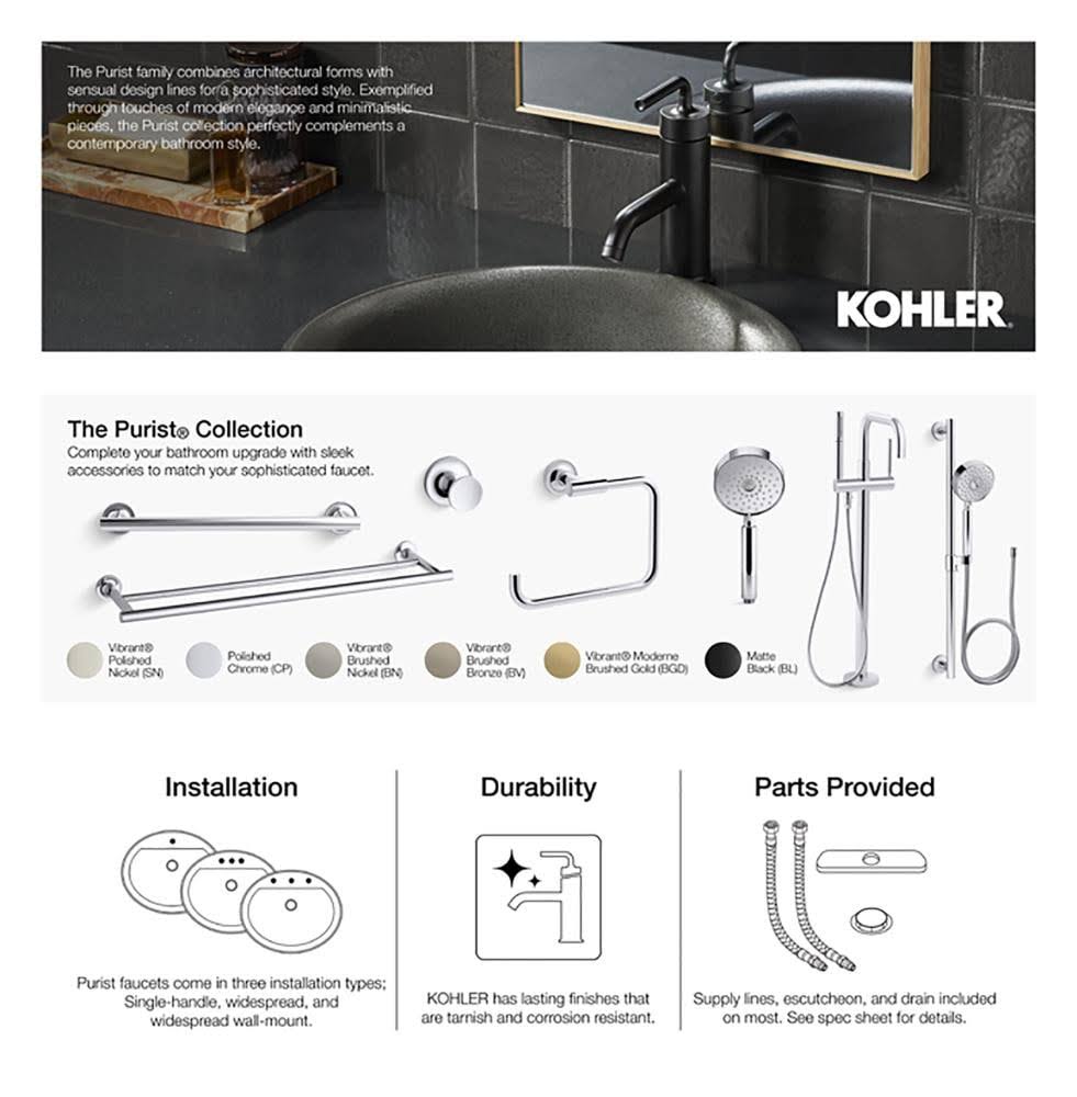 Matte Black Toilet Tissue Holder U552805