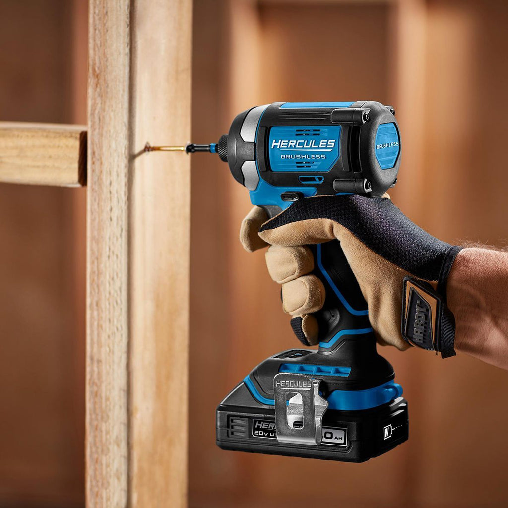 20V Brushless Cordless 1/4 in. 3-Speed Impact Driver Kit with 2 Ah Battery and Charger I728