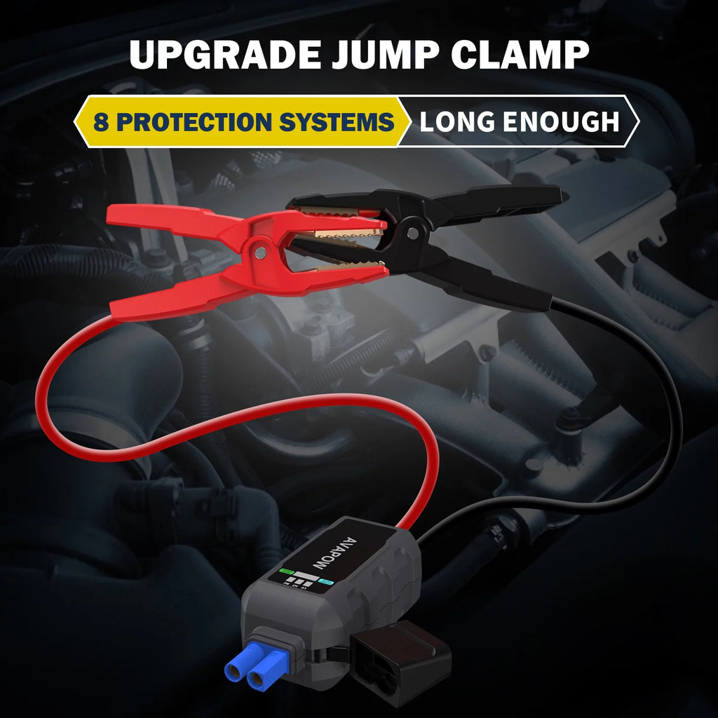 6000A Car Battery Jump Starter with Dual USB Quick Charge and DC Output U80525