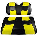 Black/Yellow Two-Seat Cover P4634