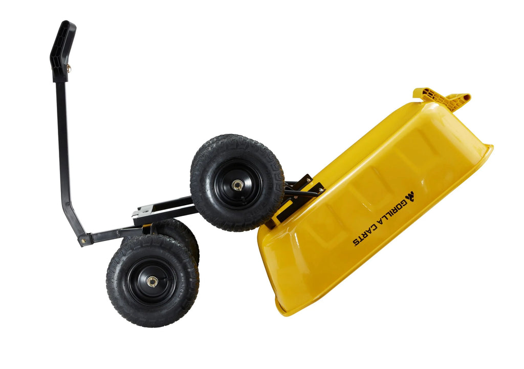 8 Cu. Ft. Steel Dump Cart, 1200 lbs. Capacity V67115