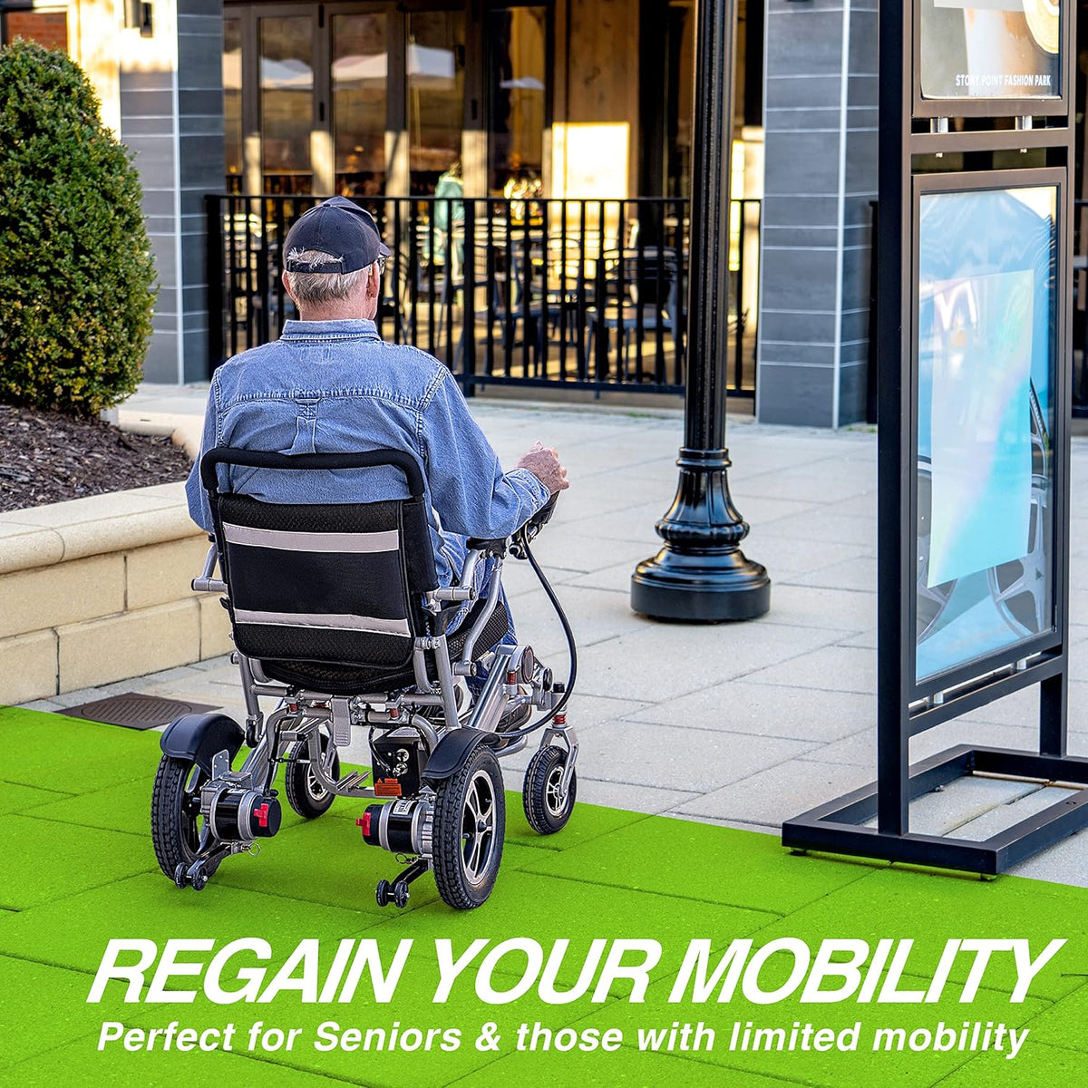 Gray Electric Wheelchair J785807