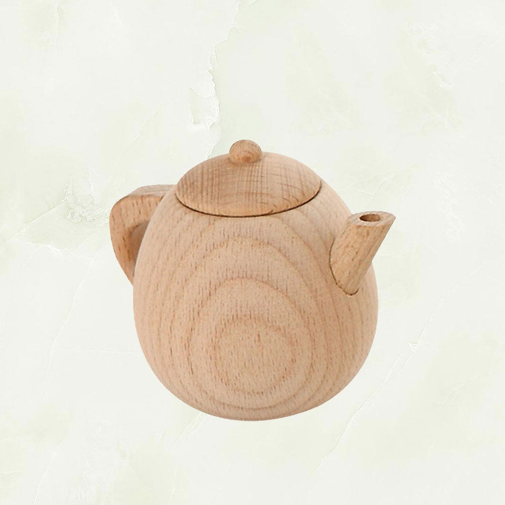 Solid Wood Tea Pot Toy B9842