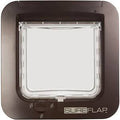 Brown Microchip Cat Flap P560