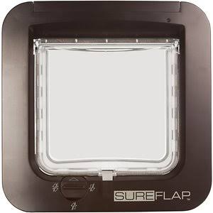 Brown Microchip Cat Flap P560