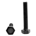 M10 x 1.50 x 30 mm Coarse Thread Hex Cap Screw Alloy Steel Black Oxide Pk 100 D694