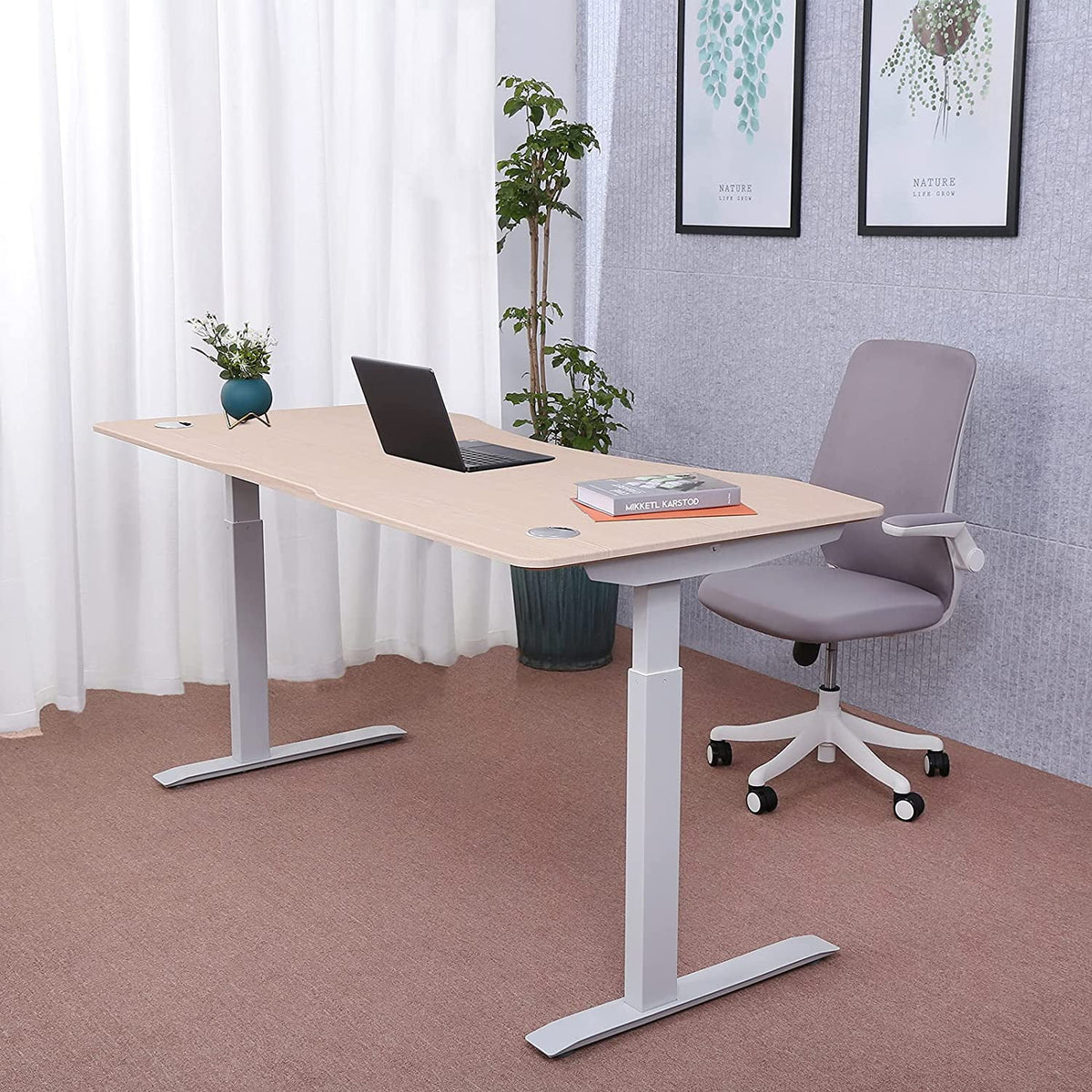 60" Electric Height Adjustable Standing Desk T380