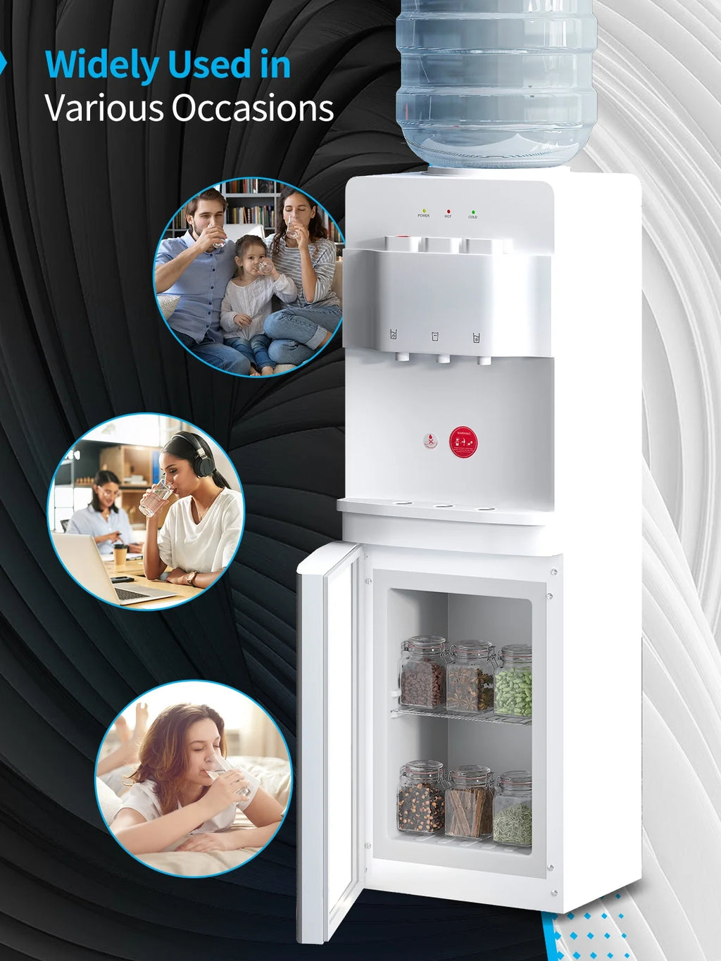 White Top Load Water Dispenser M95681