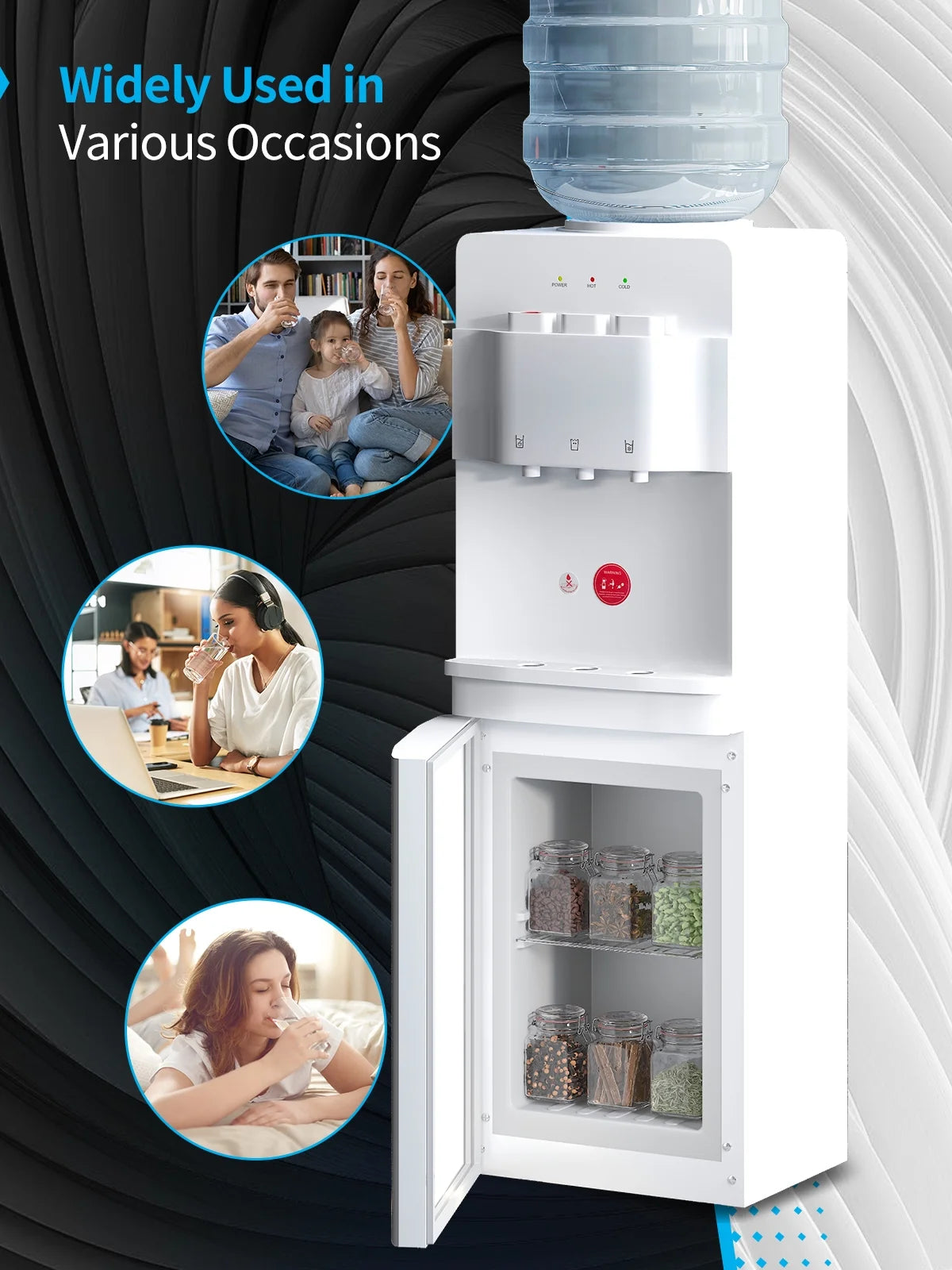 White Top Load Water Dispenser M95681